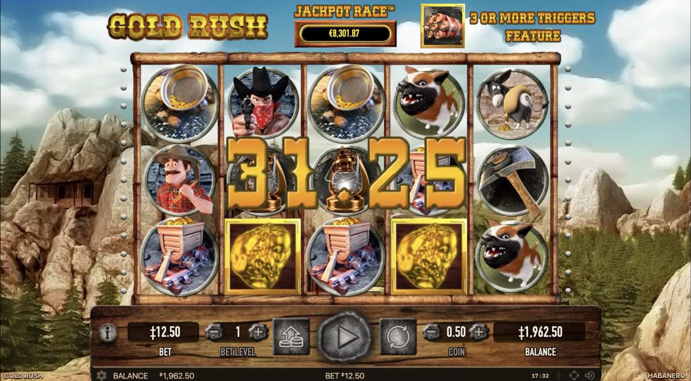 Gold Rush (Habanero): image of winning
