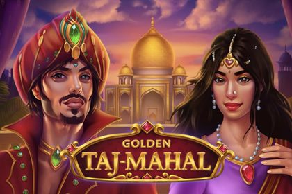 Golden Taj Mahal Online Slot Logo