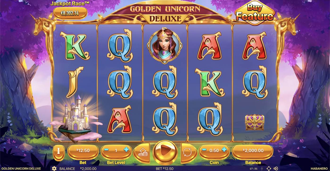Golden Unicorn Deluxe: image of main menu