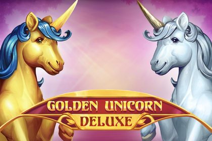 Golden Unicorn Deluxe Online Slot Logo