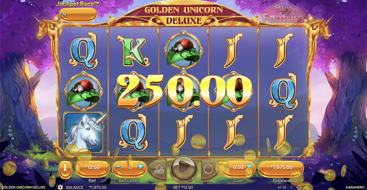 Golden Unicorn Deluxe: image of winning