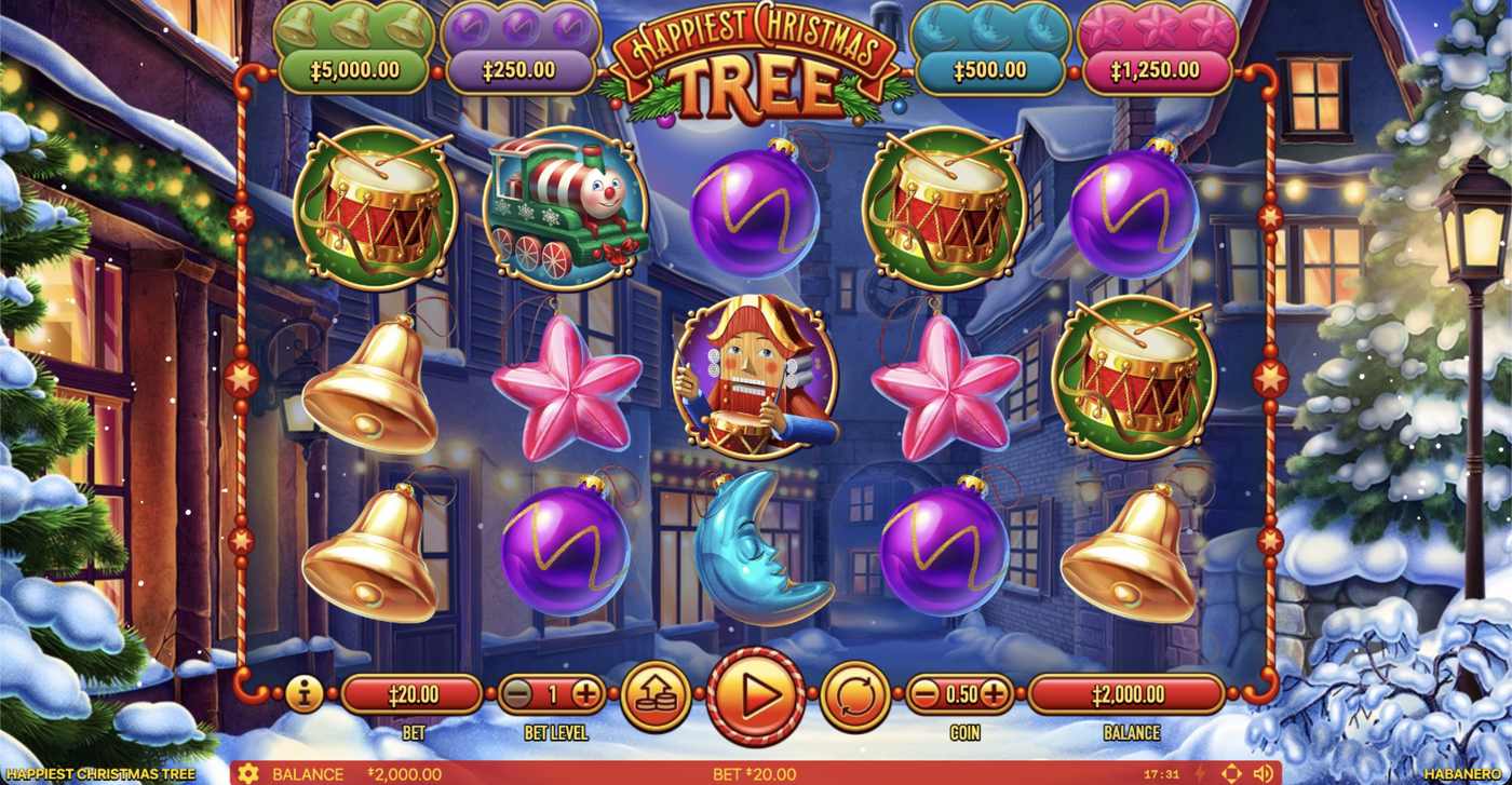 Happiest Christmas Tree: image of main menu