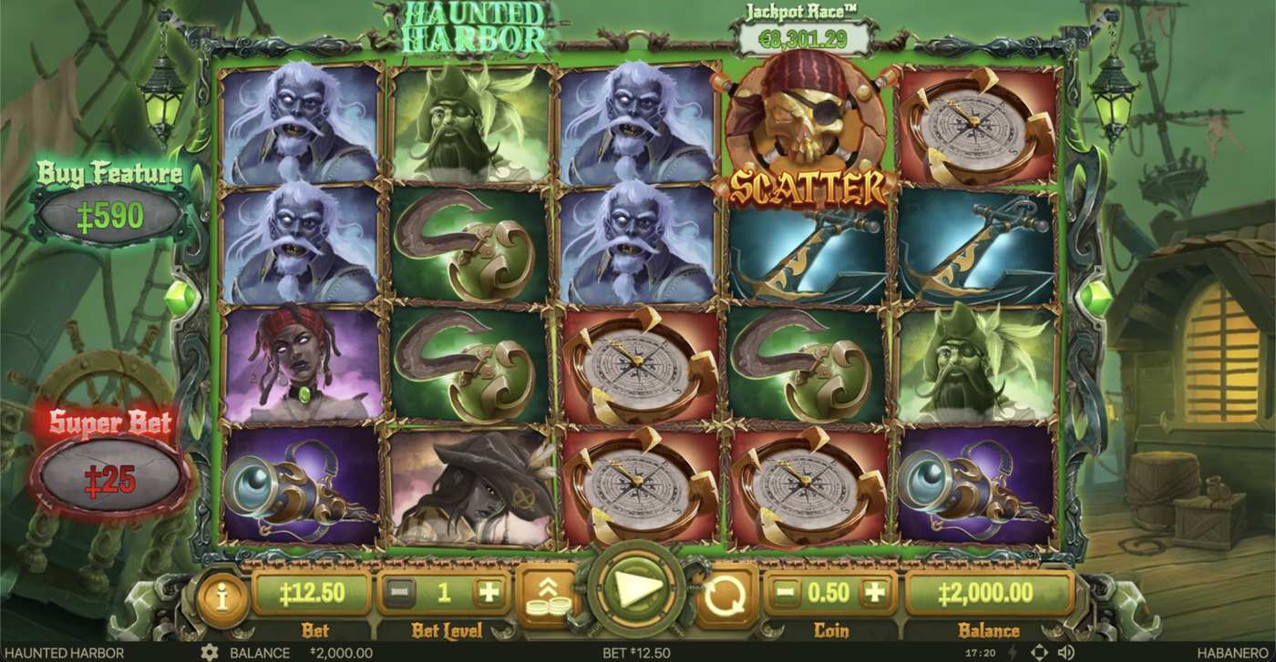 Haunted Harbor: image of main menu