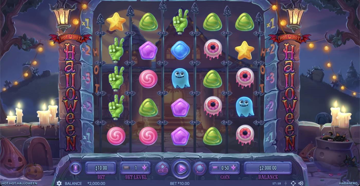Hot Hot Halloween: image of main menu