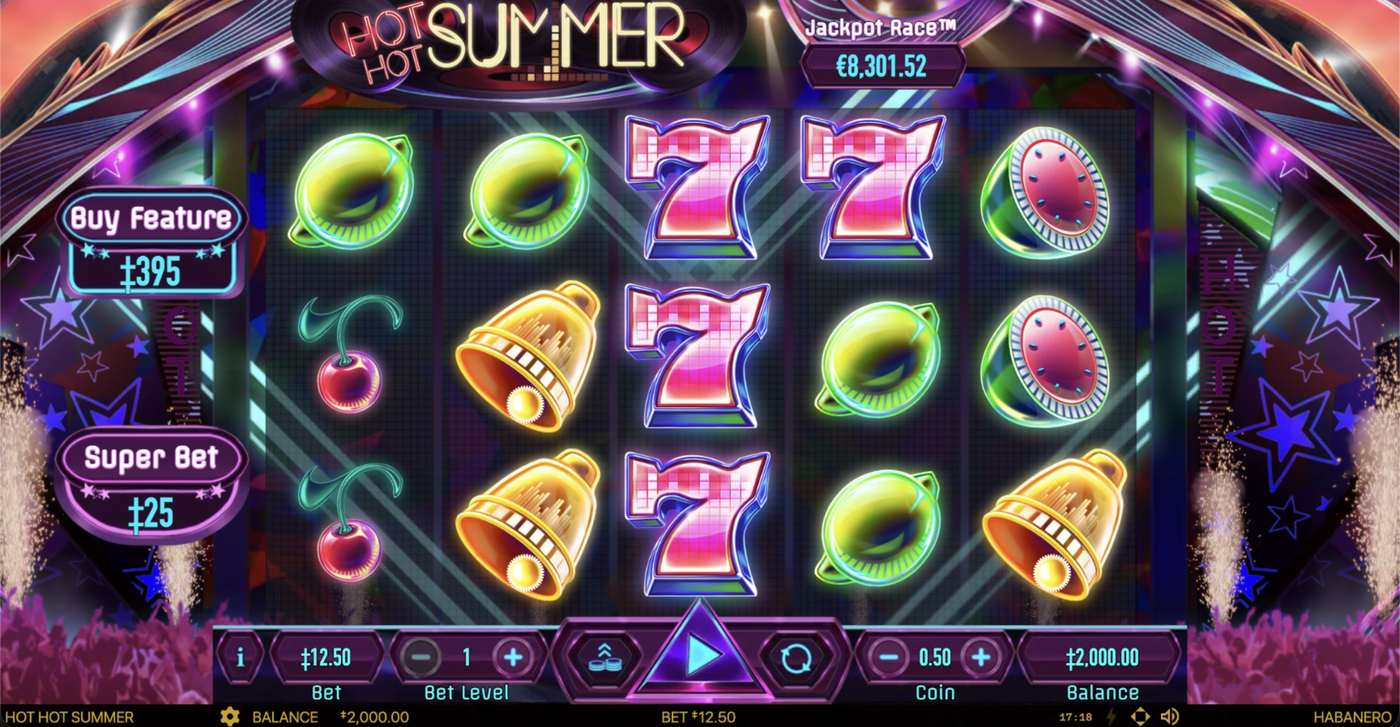 Hot Hot Summer: image of main menu