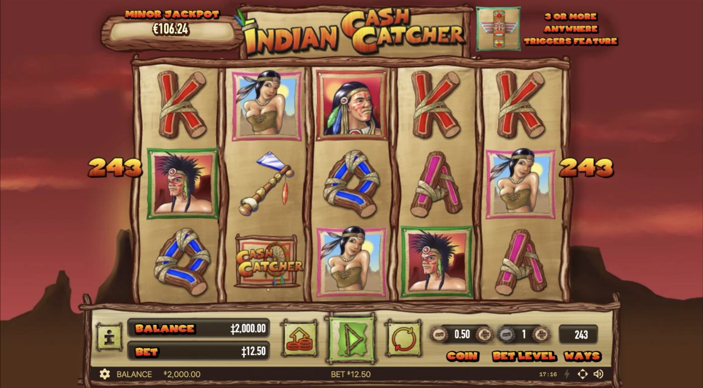 Indian Cash Catcher: image of main menu
