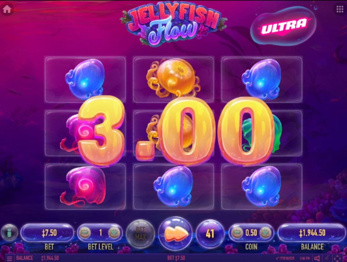 Jellyfish Flow Ultra: image of winning