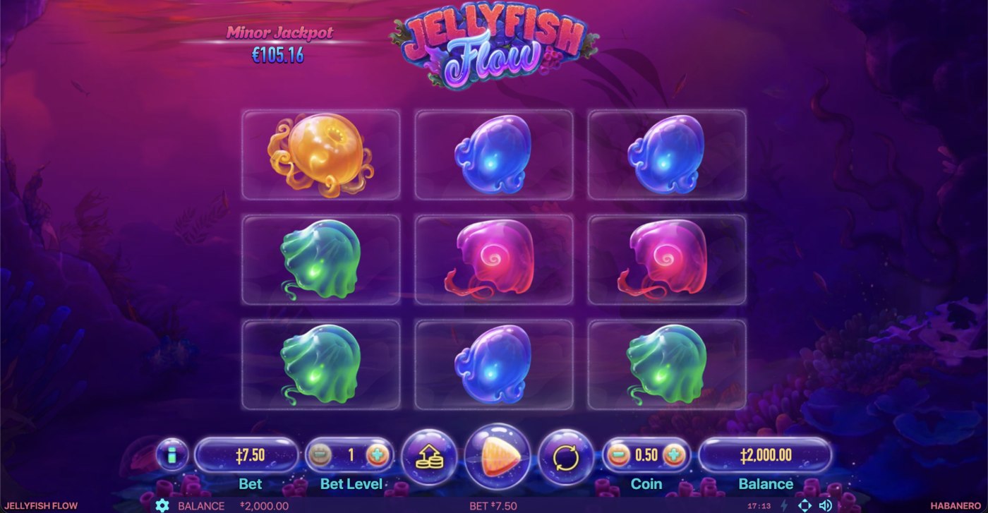 Jellyfish Flow: image of main menu