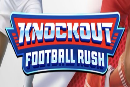 Knockout Football Rush Online Slot Logo