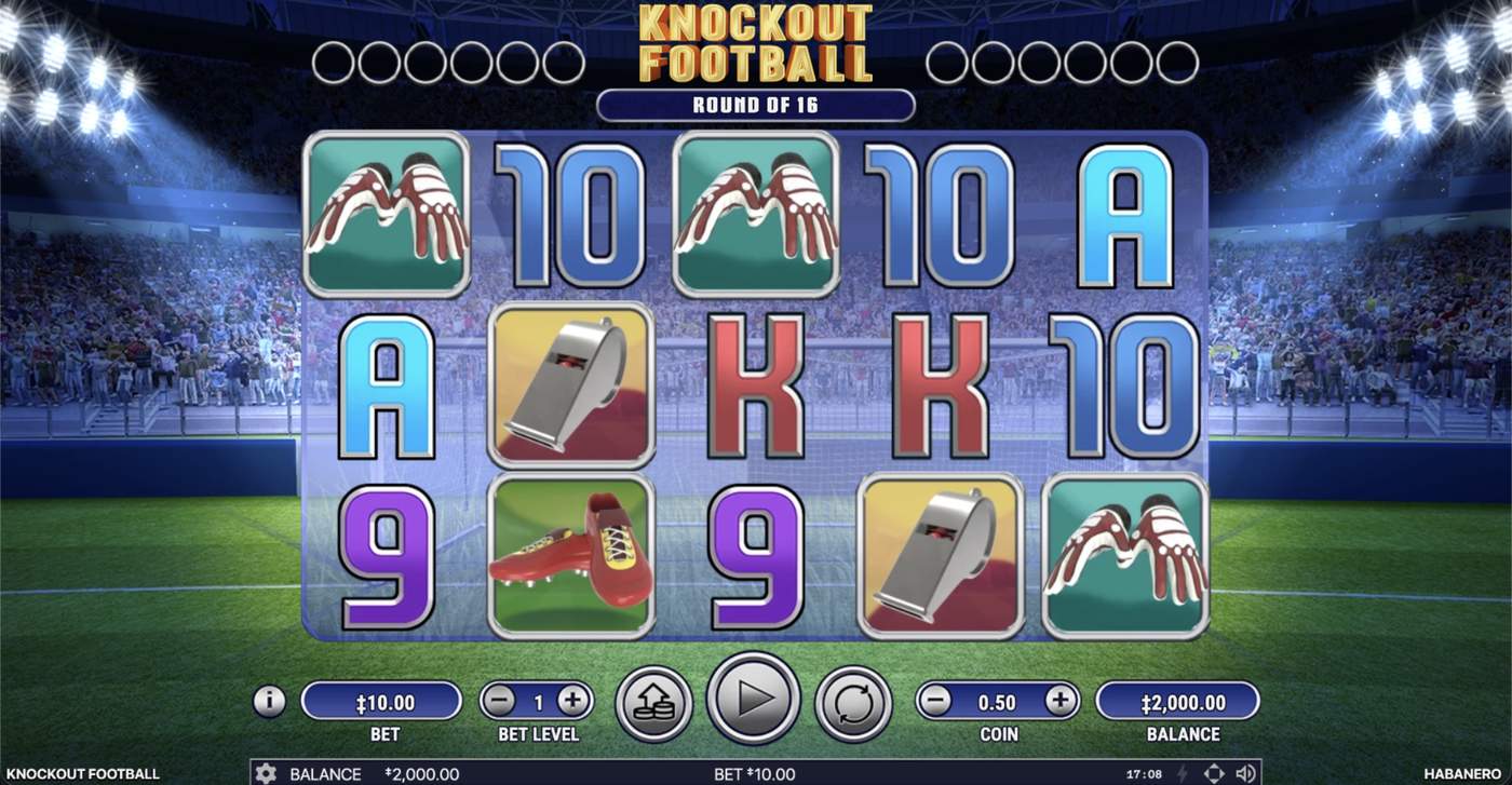 Knockout Football: image of main menu