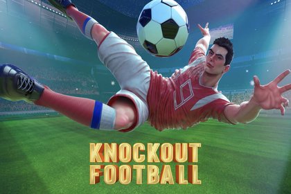 Knockout Football Online Slot Logo