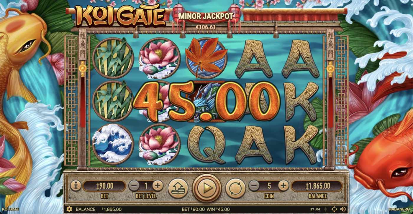 Koi Gate: image of winning
