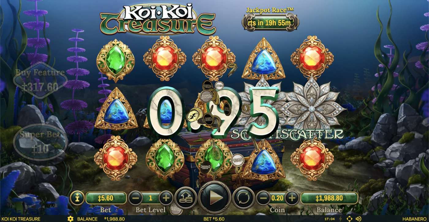 Koi Koi Treasure: image of winning