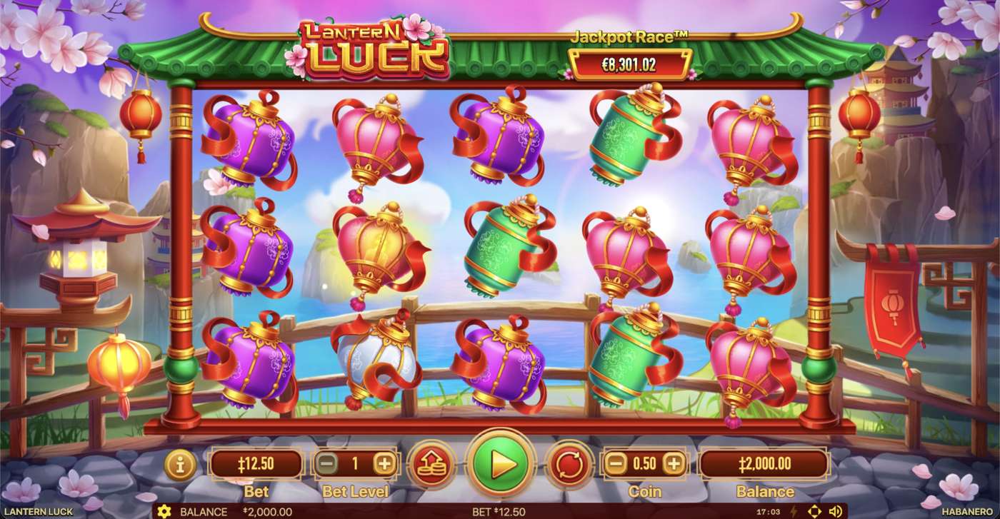 Lantern Luck: image of main menu