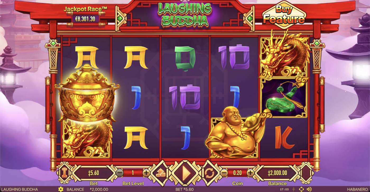 Laughing Buddha: image of main menu