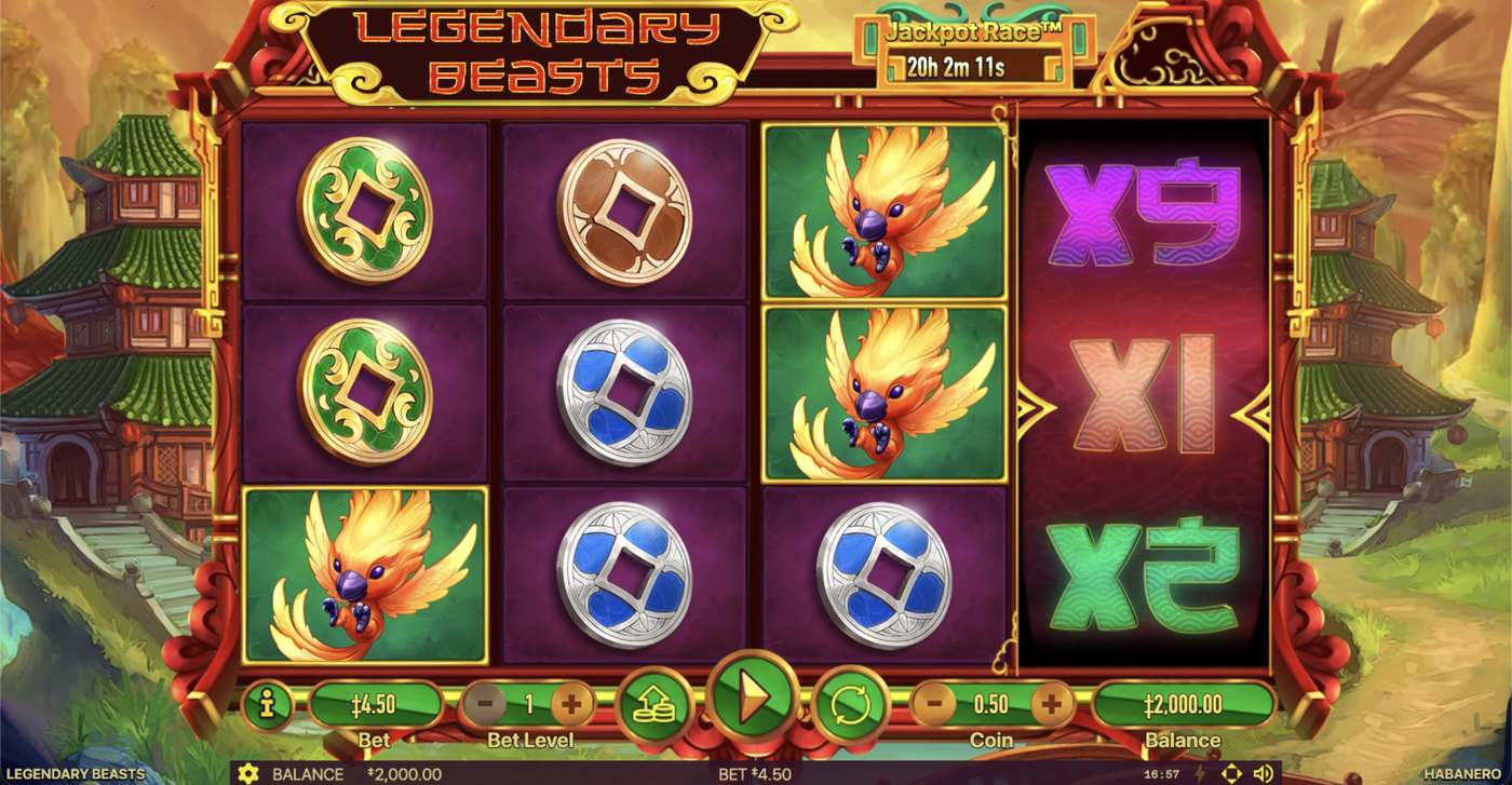 Legendary Beasts: image of main menu
