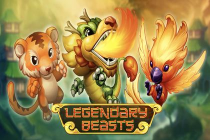 Legendary Beasts Online Slot Logo