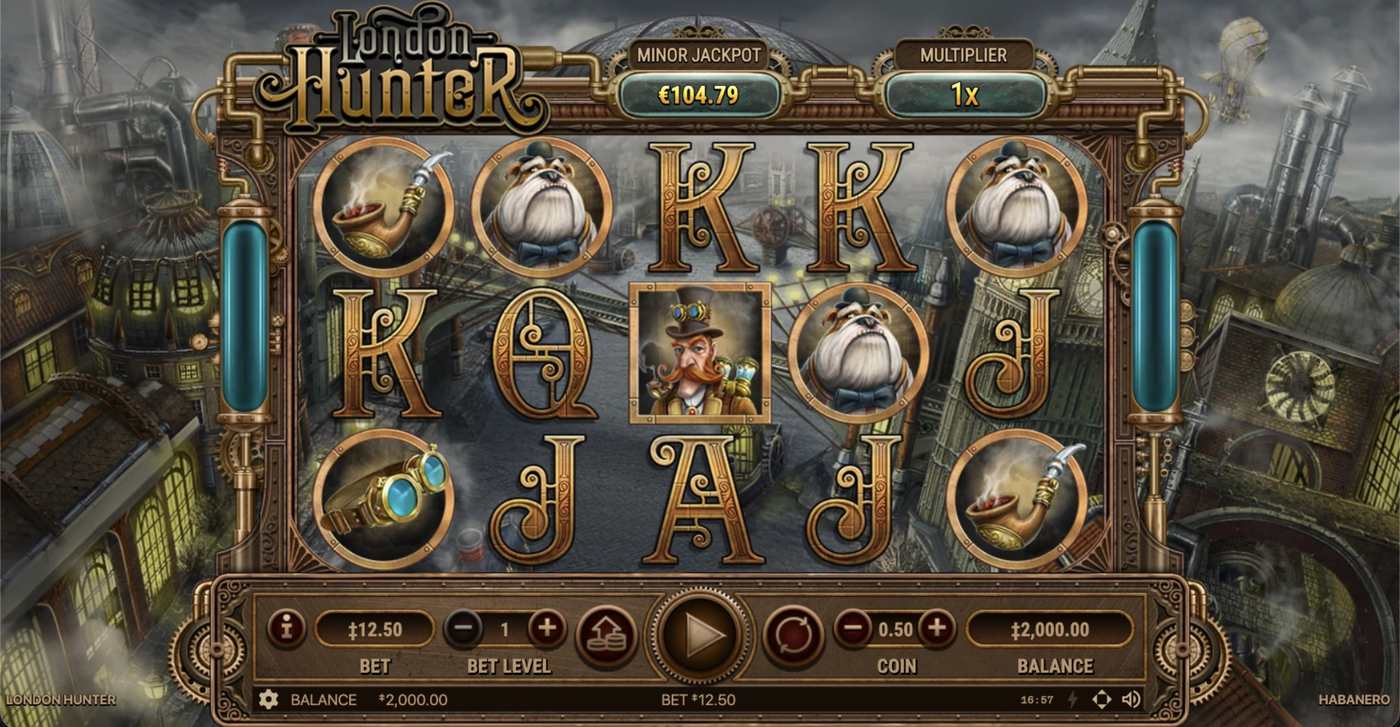 London Hunter: image of main menu