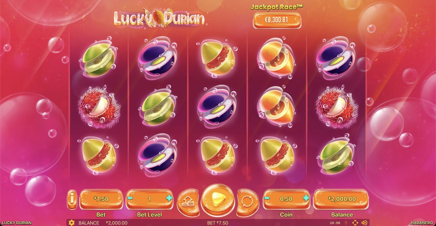Lucky Durian: image of main menu