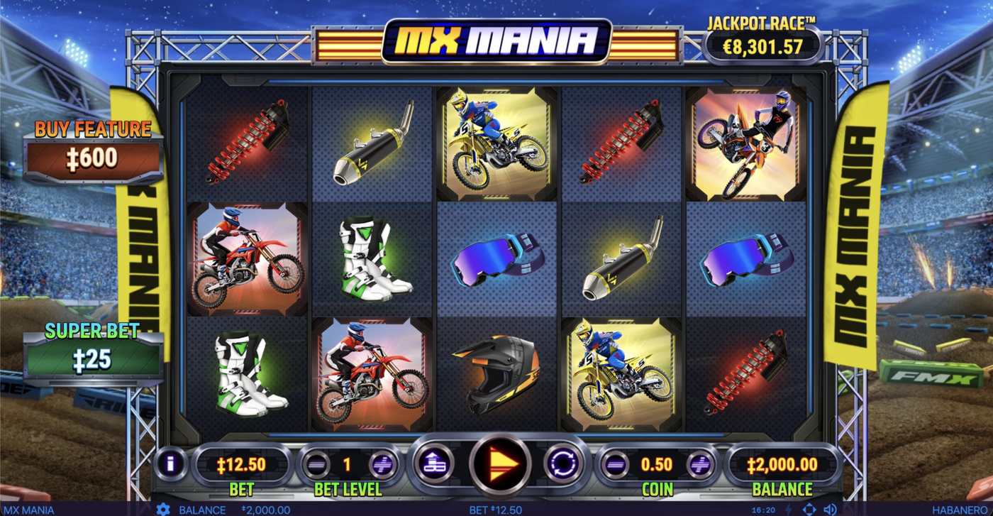 MX Mania: image of main menu