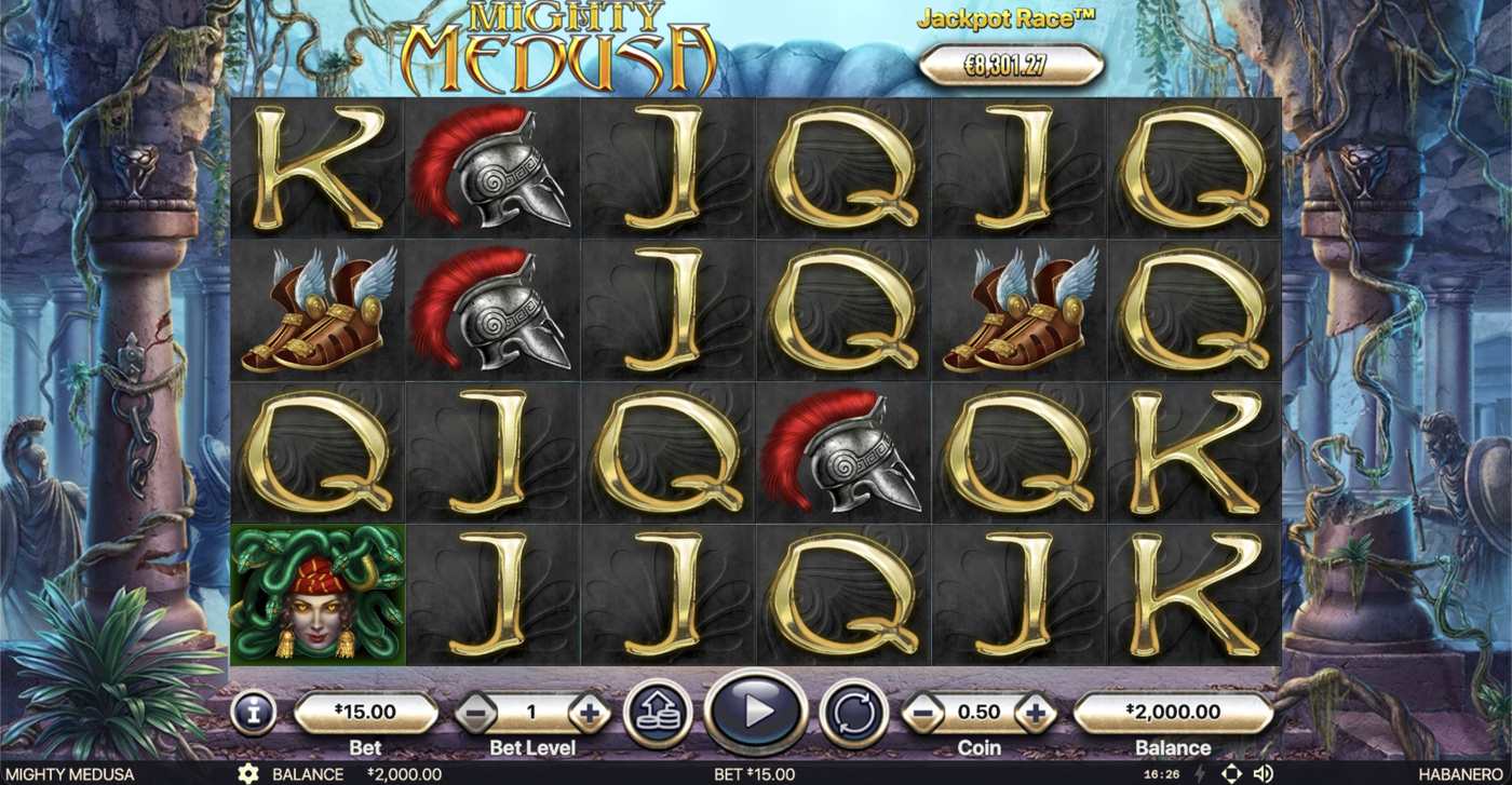 Mighty Medusa: image of main menu
