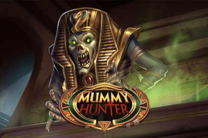 Mummy Hunter Online Slot Logo