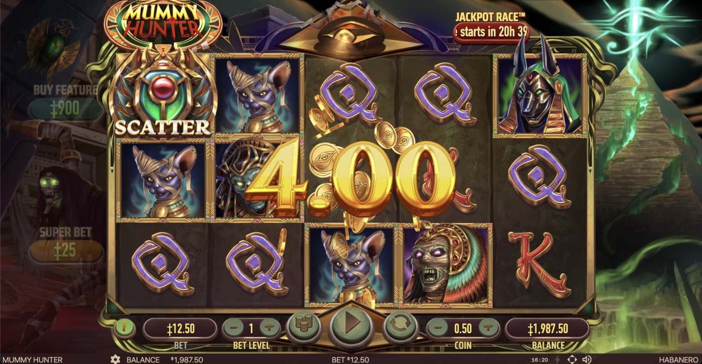 Mummy Hunter: image of winning