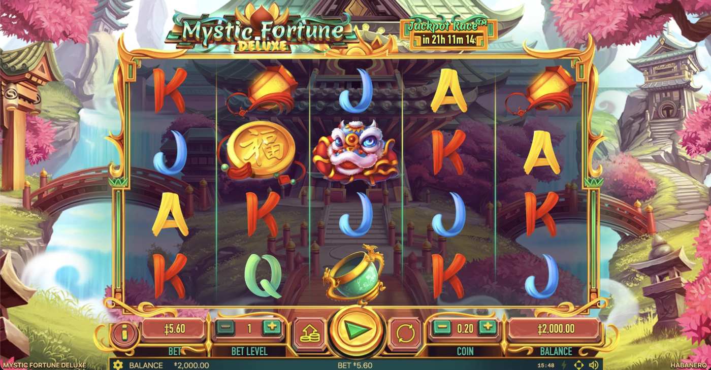 Mystic Fortune Deluxe: image of main menu