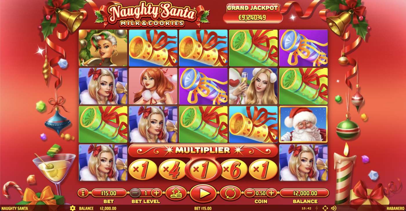 Naughty Santa: image of main menu