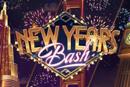 New Years Bash Online Slot Logo