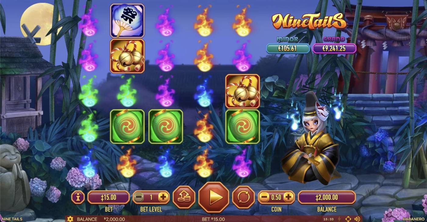 Nine Tails: image of main menu