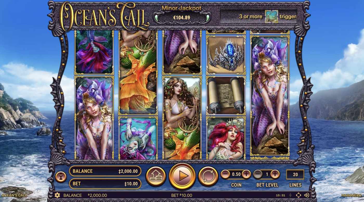 Ocean's Call: image of main menu