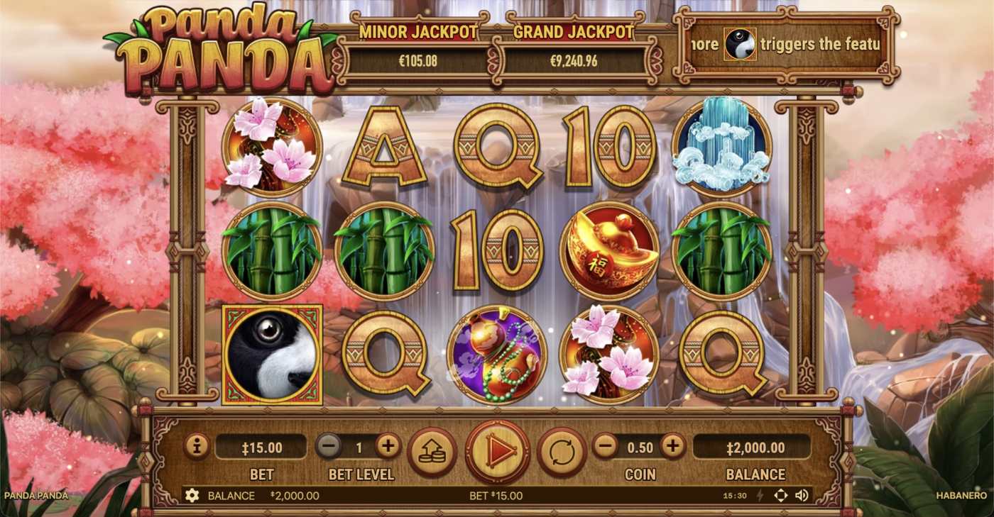 Panda Panda: image of main menu