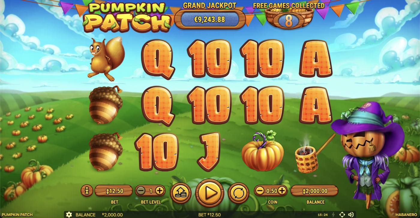 Pumpkin Patch: image of main menu