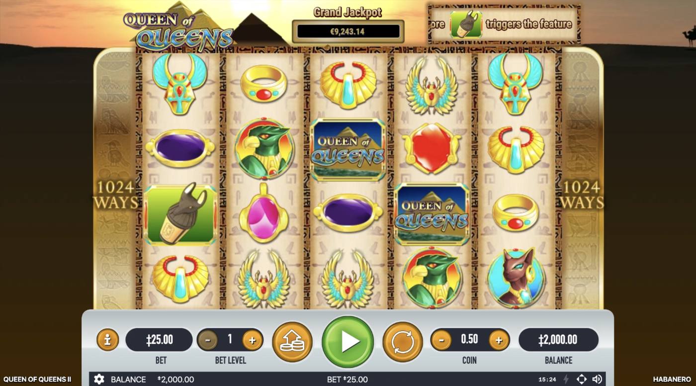 Queen of Queens II: image of main menu