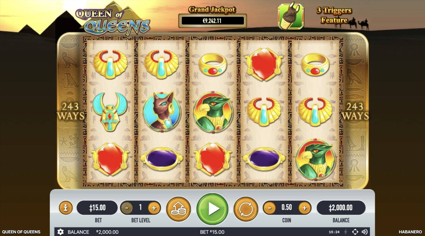 Queen of Queens: image of main menu