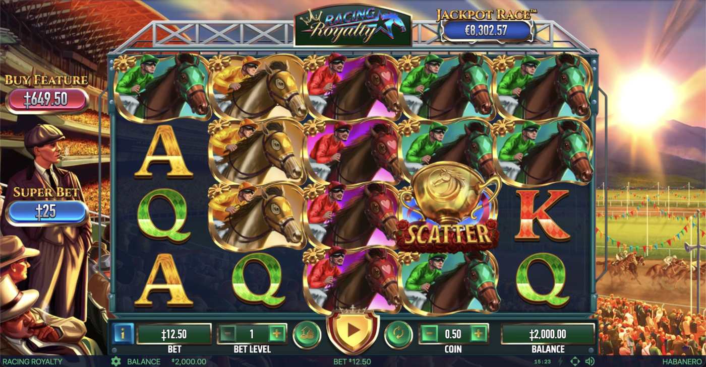 Racing Royalty: image of main menu