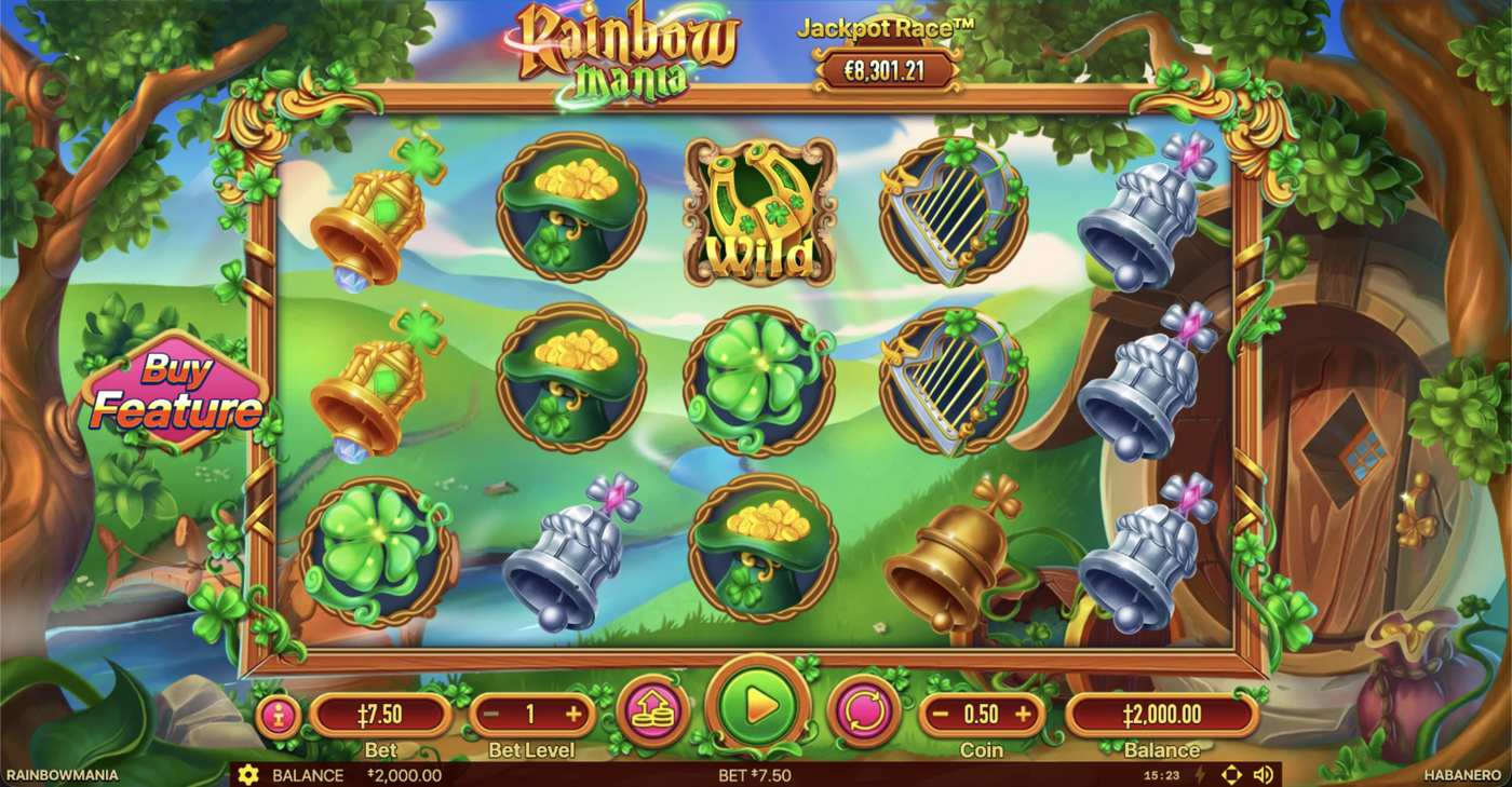 Rainbowmania: image of main menu