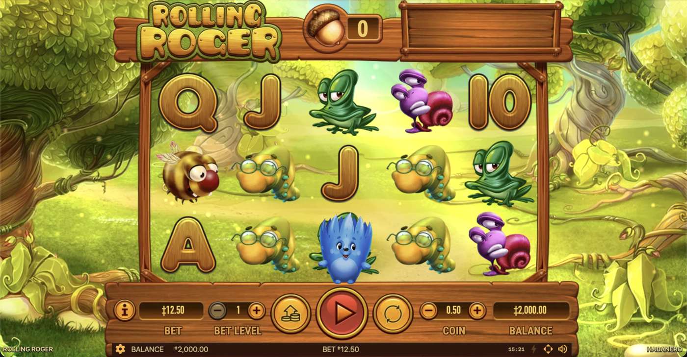 Rolling Roger: image of main menu