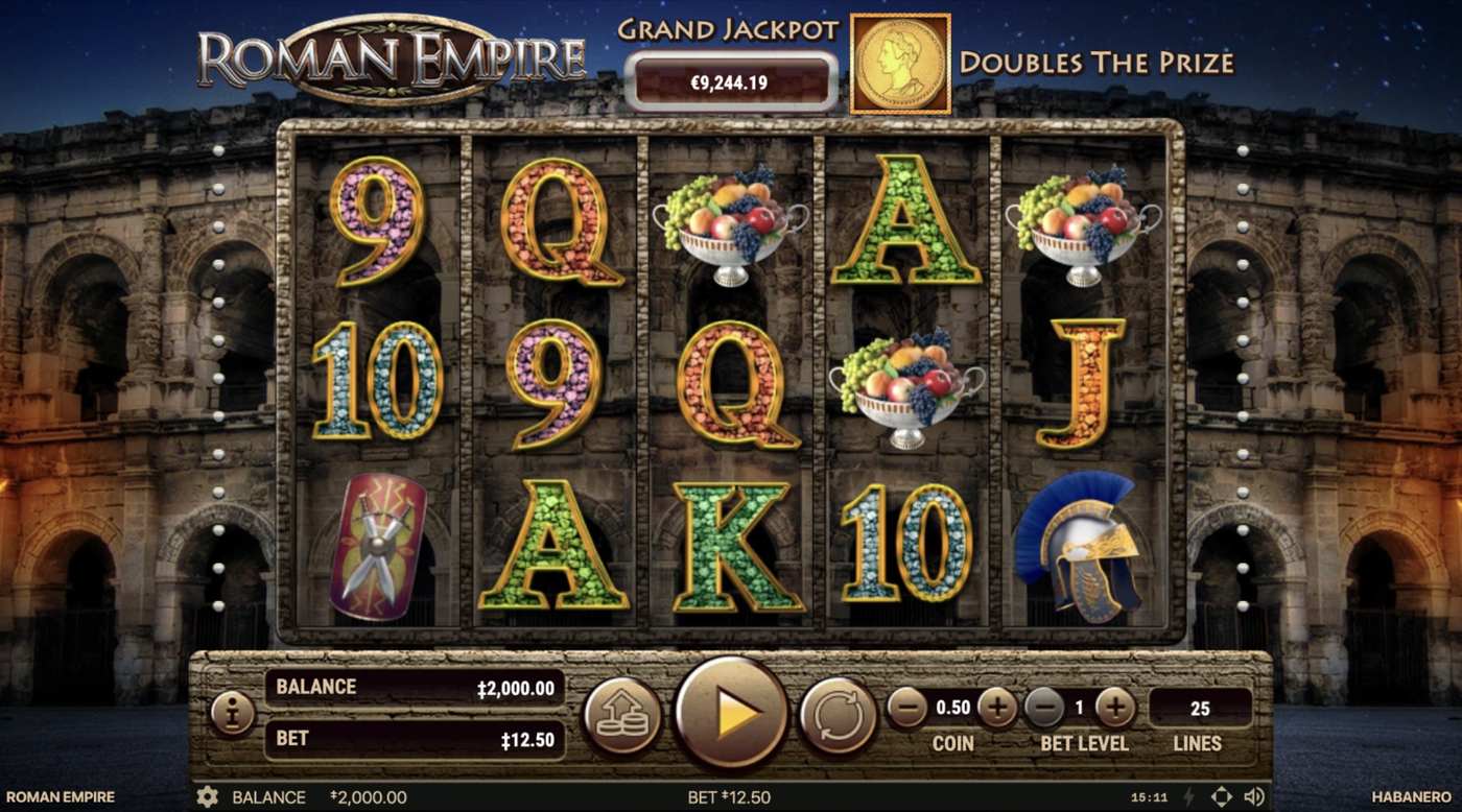 Roman Empire: image of main menu