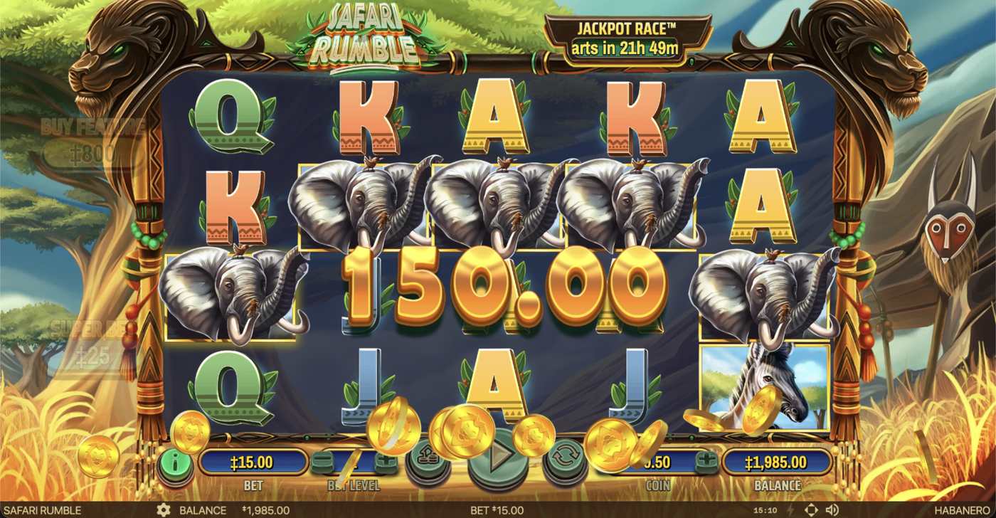 Safari Rumble: image of winning