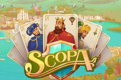 Scopa Online Slot Logo
