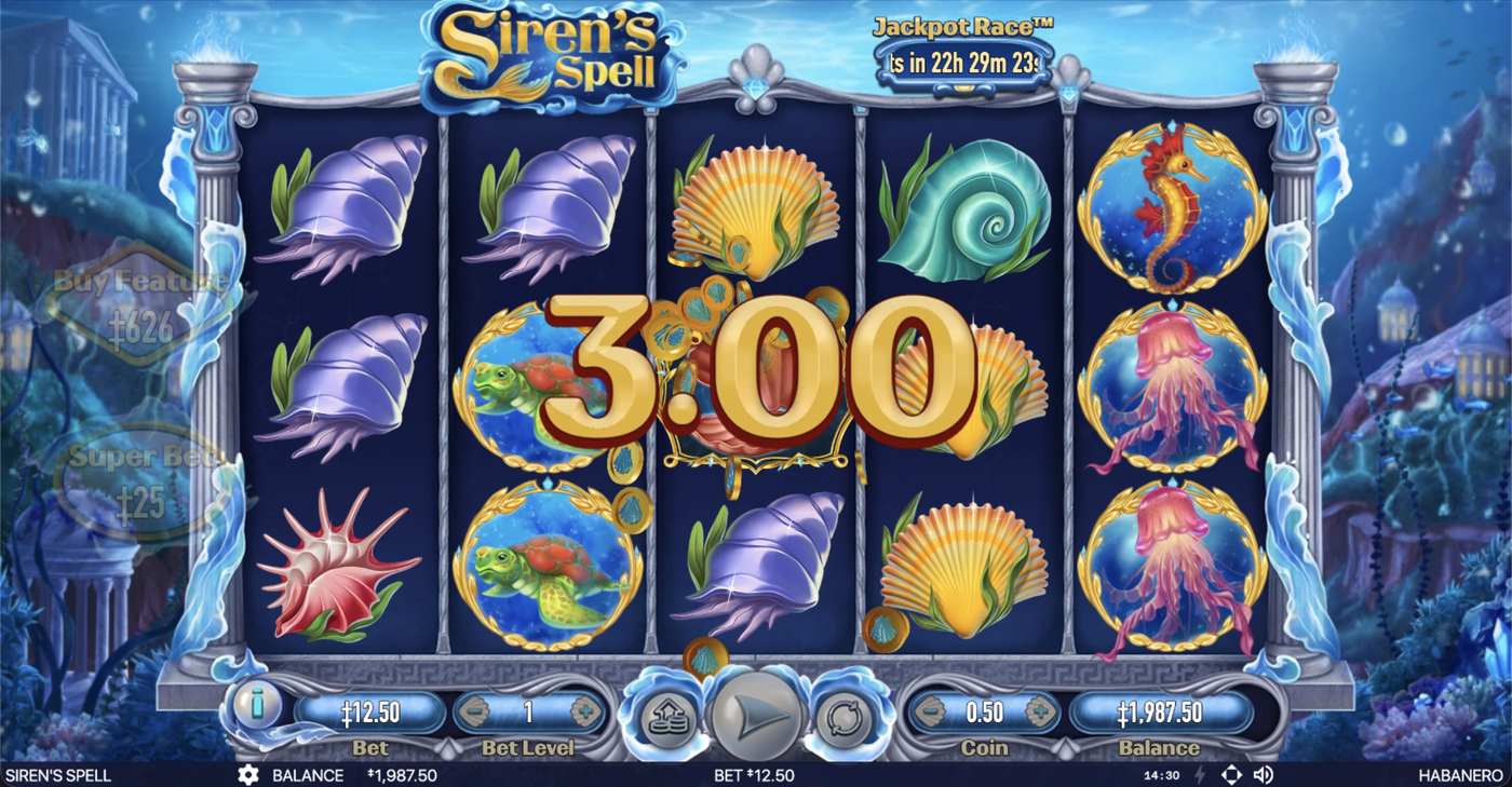 Siren's Spell: image of winning