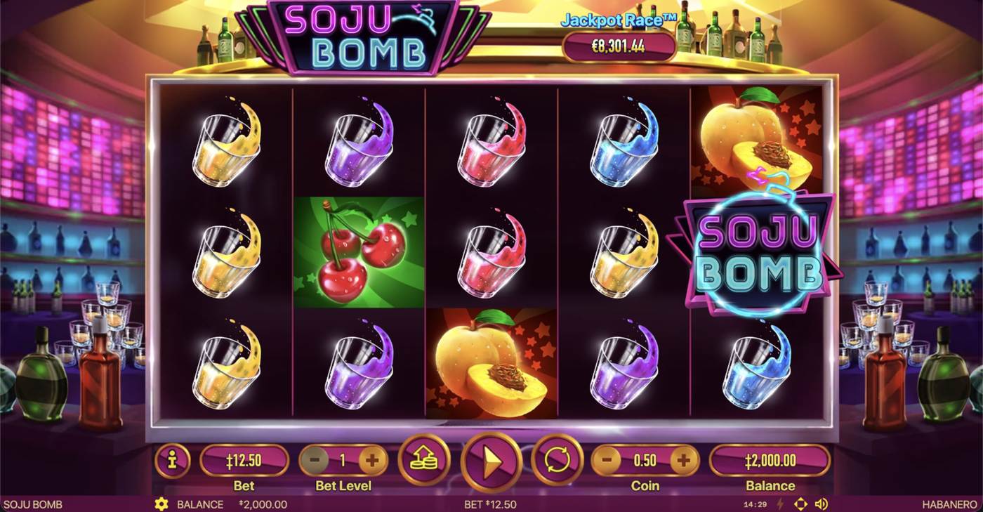 Soju Bomb: image of main menu