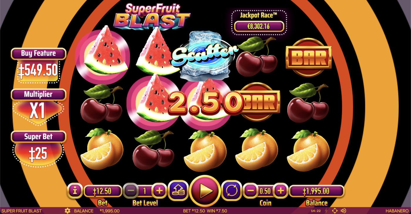 Super Fruit Blast: image of winning