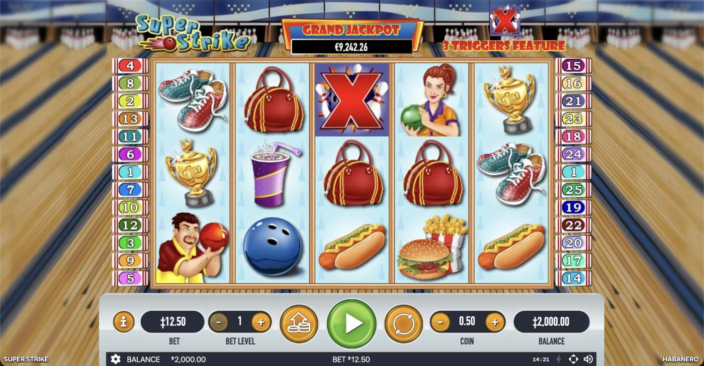 Super Strike: image of main menu