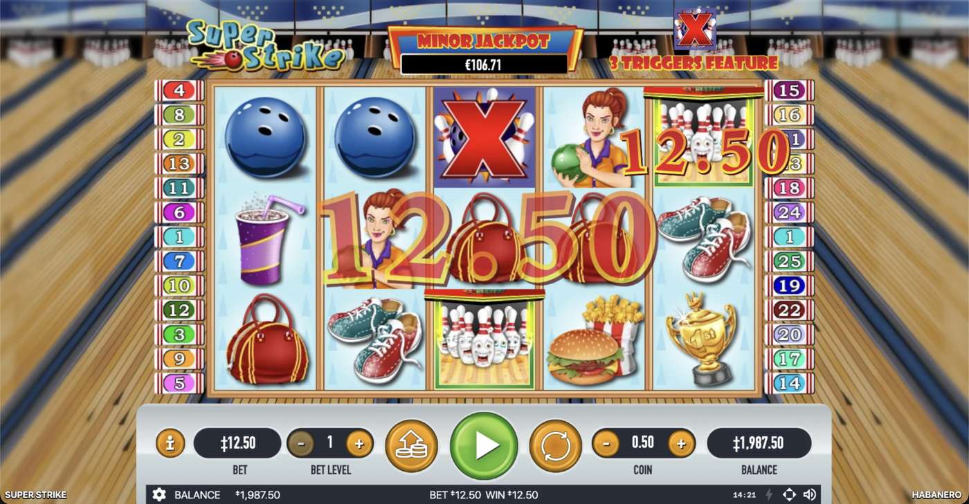 Super Strike: image of winning