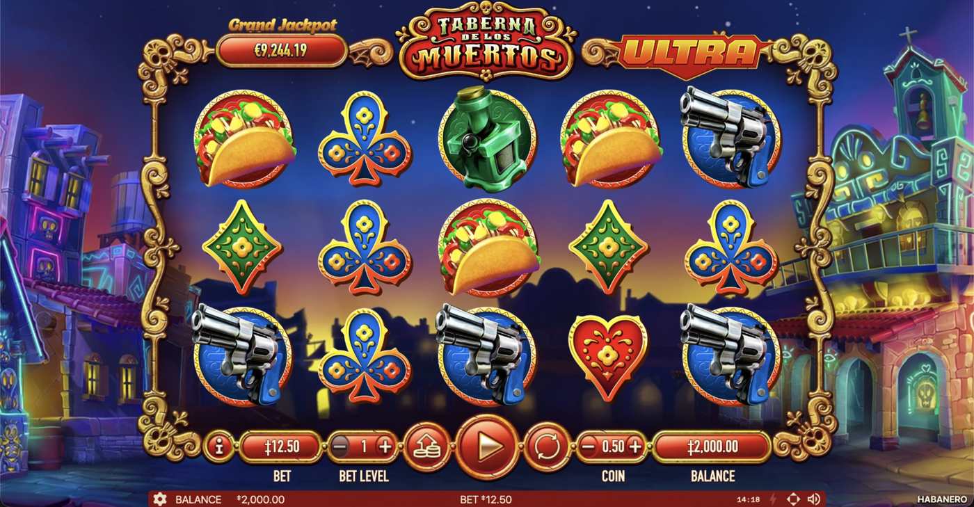 Taberna De Los Muertos Ultra: image of main menu