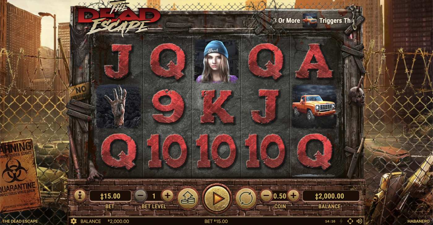 The Dead Escape: image of main menu