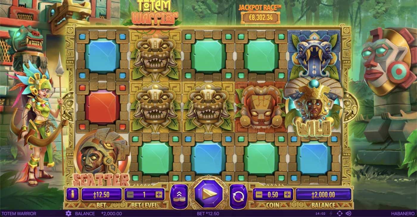 Totem Warrior: image of main menu